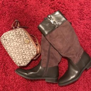 Tommy Hilfiger Boots and purse